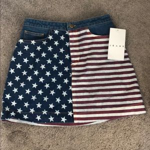 American Apparel Flag Skirt